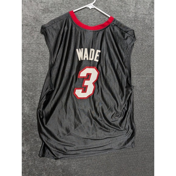 NBA Other - NBA Miami Heat Dwyane Wade 3 Jersey Mens 2XL Black Sleeveless Basketball Shirt